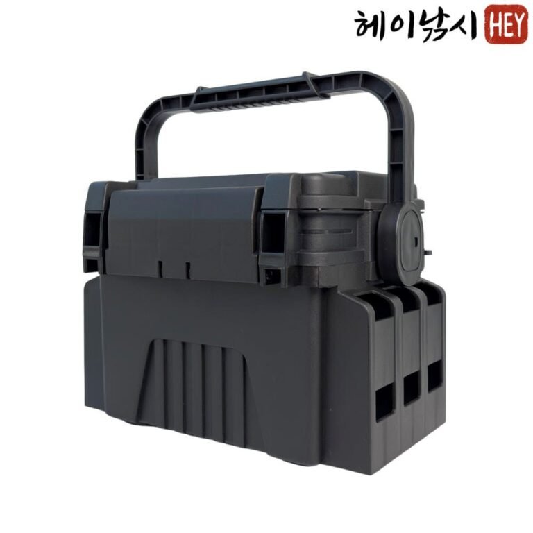 소형 낚시 태클박스 루어 에기케이스 2단 구조 분리수납