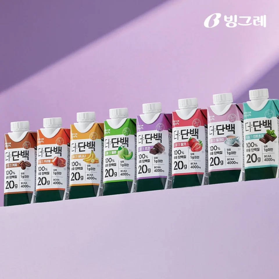 빙그레 더단백 250ml 6종 혼합 18개 단백질 음료