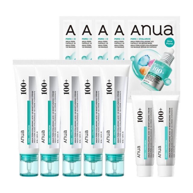 아누아 PDRN 히알루론산 콜라겐 넥크림 목 주름케어 수분 크림 60ml, 5개